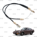 สายเบรคมือ ข้างซ้าย/ขวา ใส่ร่วมกัน 1 เส้น สีดำ สำหรับ Datsun/Nissan FAIRLADY 240Z 260Z ปี 1970-1978